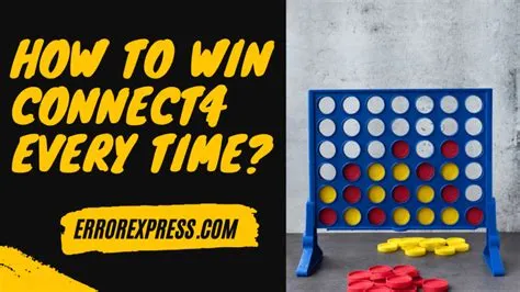 Is it possible for no one to win in connect 4?