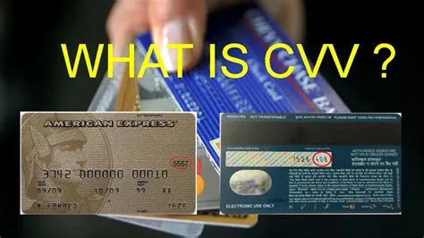 Is it ok to give cvv?