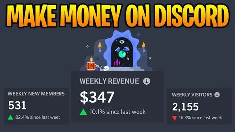 Can you make money on discord?