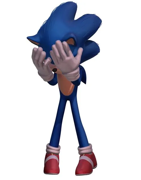 Why is sonic not allowed to cry?