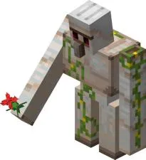 Can you give iron golems flowers?