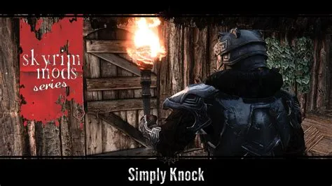 Can you knock in skyrim?