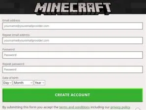 How much is a real account on minecraft?