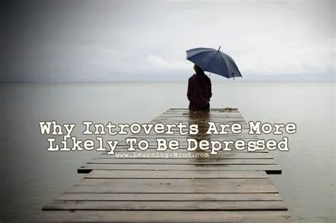 Is depression higher in introverts?