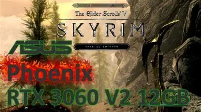 Can a 3060 run skyrim?