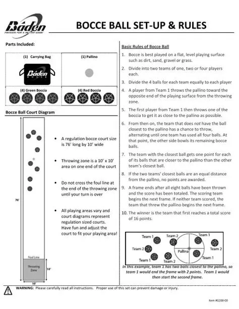 What are the official box ball rules?