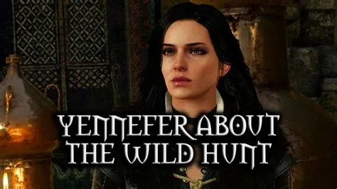 Why did wild hunt kidnapped yennefer?