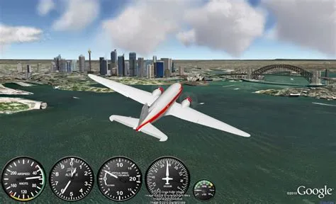 Does flight simulator use google earth?