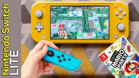 Can you play mario party on switch lite?