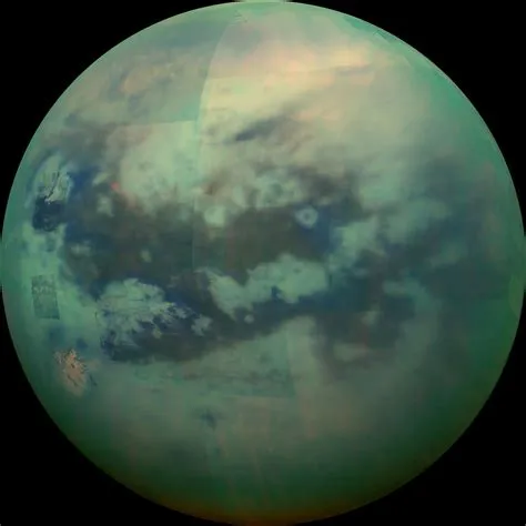 What would saturn look like from titan?