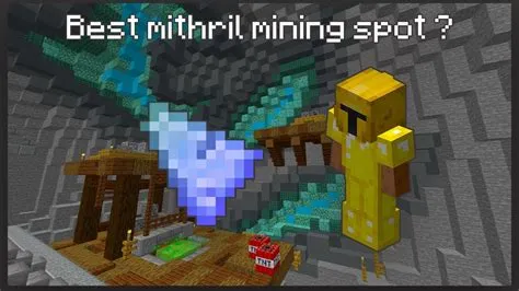 Where to find mithril skyblock?