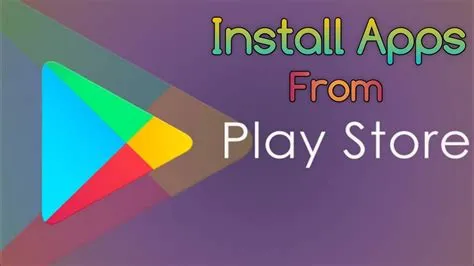 Why cant i install apps from google play?