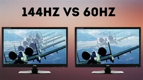 Is 144hz faster than 60hz?