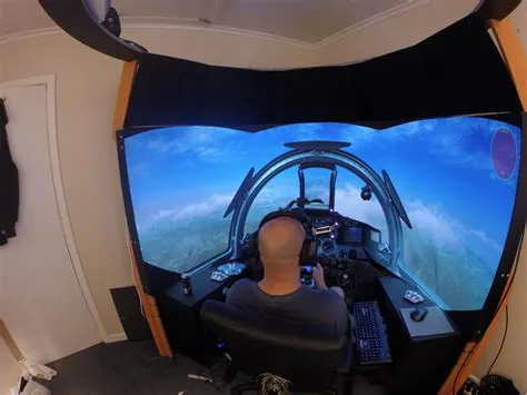 How much power does a flight simulator use?