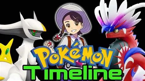 Is pokémon scarlet and violet in the same timeline?