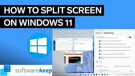 Why won t my screens split?