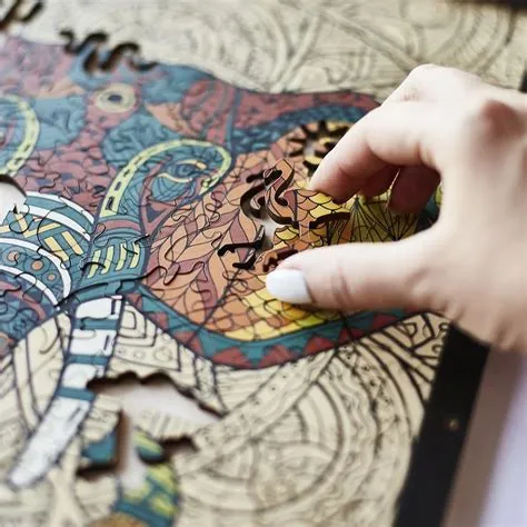 How do puzzles help creative development?