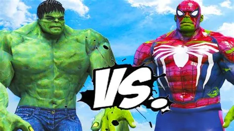 Who wins hulk or spiderman?