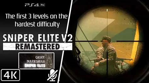 What is max level in sniper elite 3?