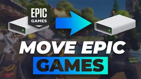 How do i move epic games to another drive?