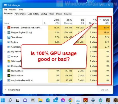 Why is my gpu at 100?