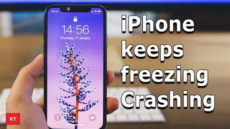 Why is my iphone freezing up?