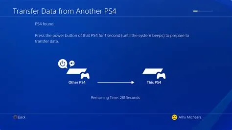 Can you transfer data from one playstation to another?