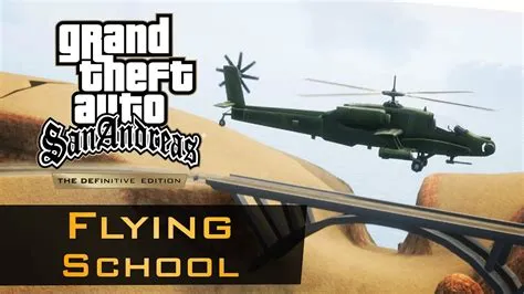 Do you have to do flight school in gta san andreas?