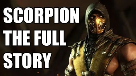 What is the original story of scorpion?