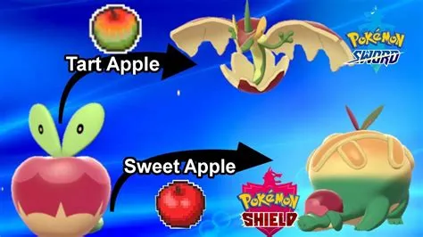 What pokemon evolves with a sweet apple?