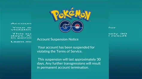 What is the 7 day warning in pokemon go?