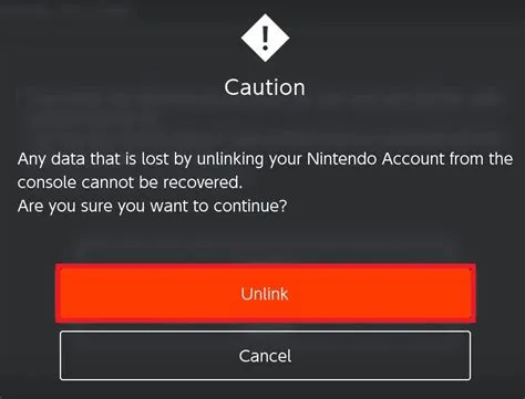 Can you unlink a nintendo account from ea?