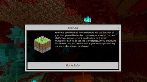 How do you ban on minecraft?