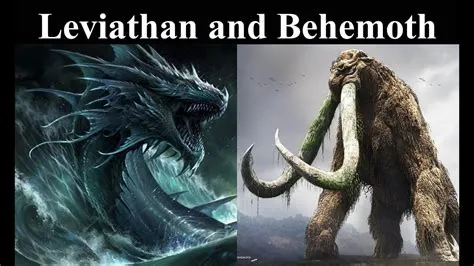 What is behemoth and leviathan in job?