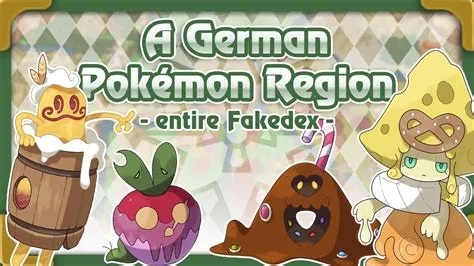 Which pokémon region is german based?