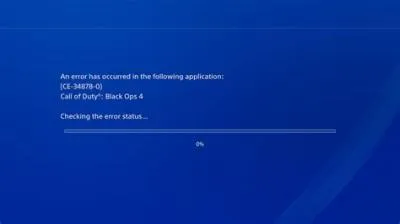 Why does my ps4 say an error has occurred when i try to download a game?