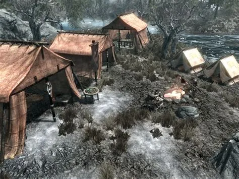 Can you camp in skyrim?