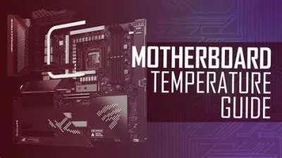 What temp should a motherboard run at?