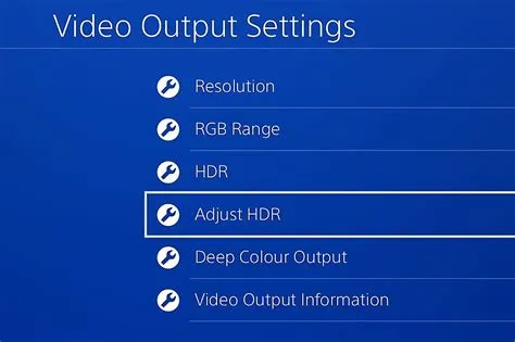 How do i fix hdr on my playstation?