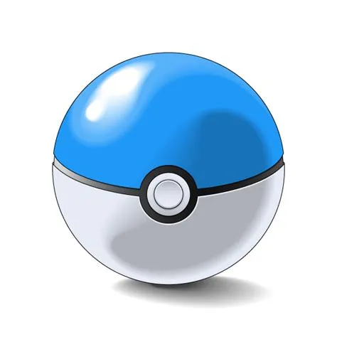 What is blue poké ball?