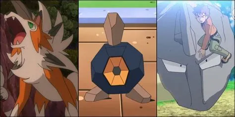 Are there any pure rock type pokemon?