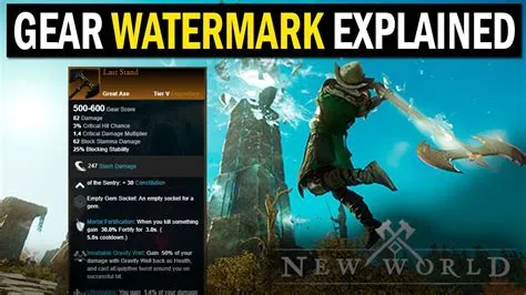 What is level 60 watermark new world?