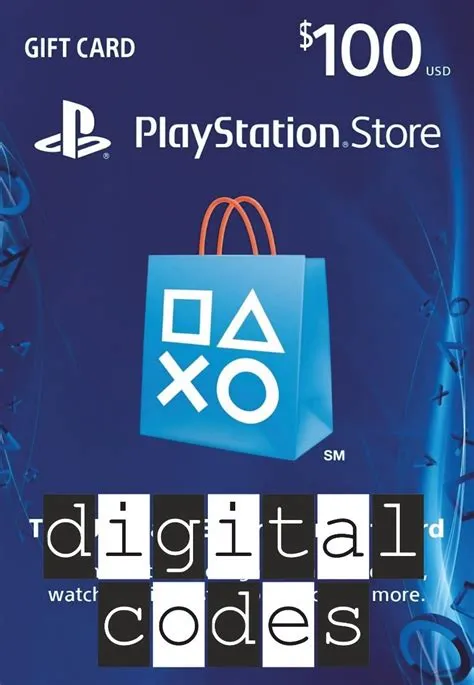 Does playstation sell digital codes?