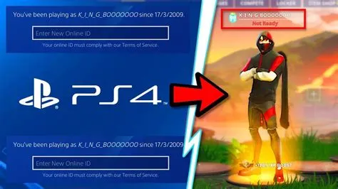 Does changing your psn id affect fortnite?