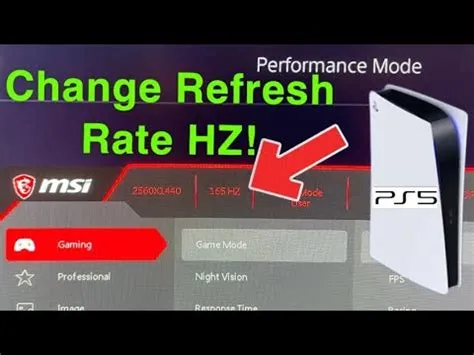 What refresh rate will the ps5 have?