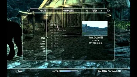 Can you have two different saves in skyrim?