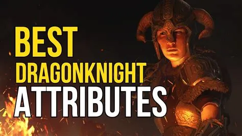 What attributes are best for dragonknight eso?