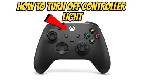 How to turn off xbox controller light on pc reddit?