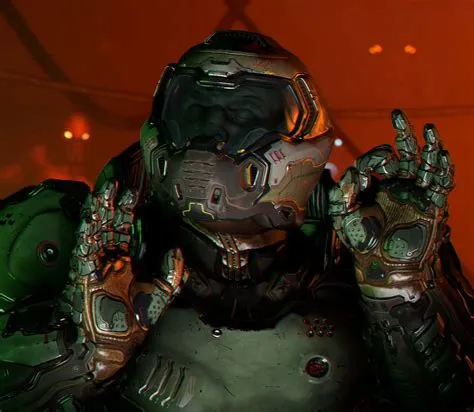 Is doomguy right handed?