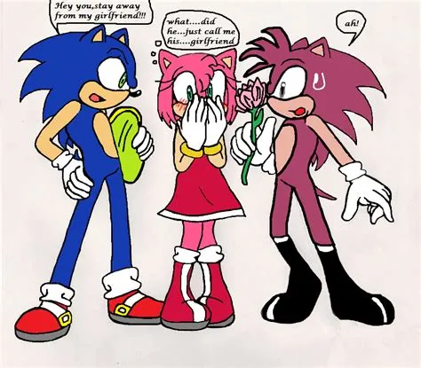 Is amy sonics girlfriend?